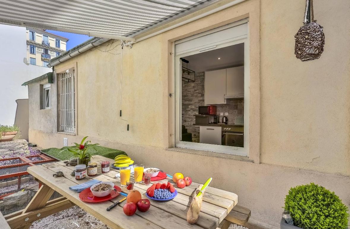 Le Refuge Avec Terrasse Et Jardin, En Plein Centre-Ville, Gare 5 Minutes A Pieds Niza Exterior foto